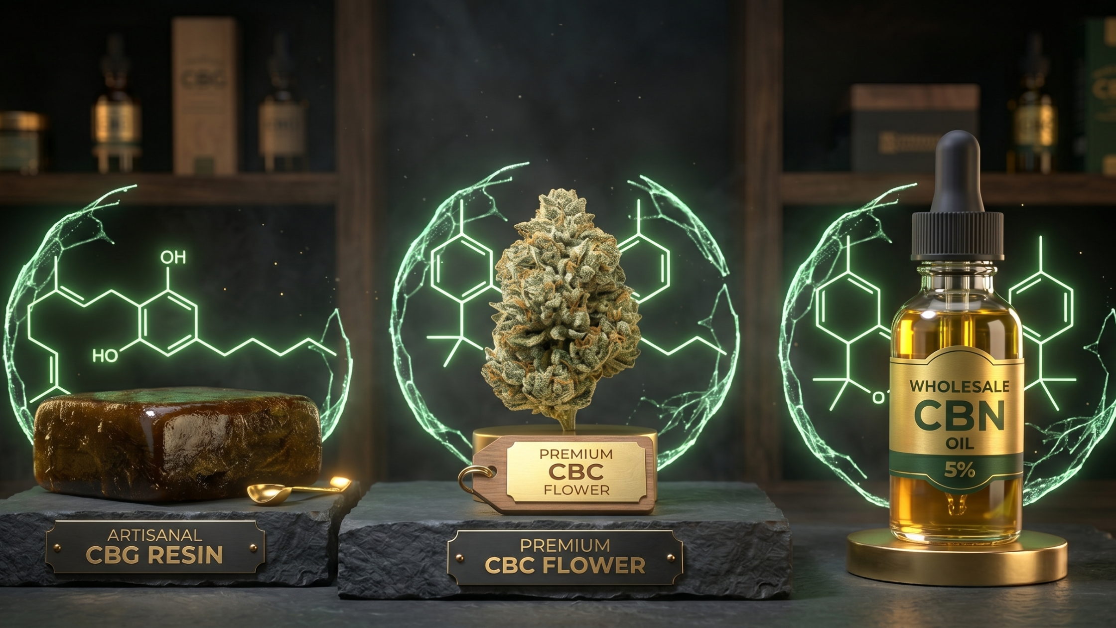 CBG, CBN, CBC en gros : les cannabinoïdes à proposer en boutique CBD et à vos revendeurs en 2026